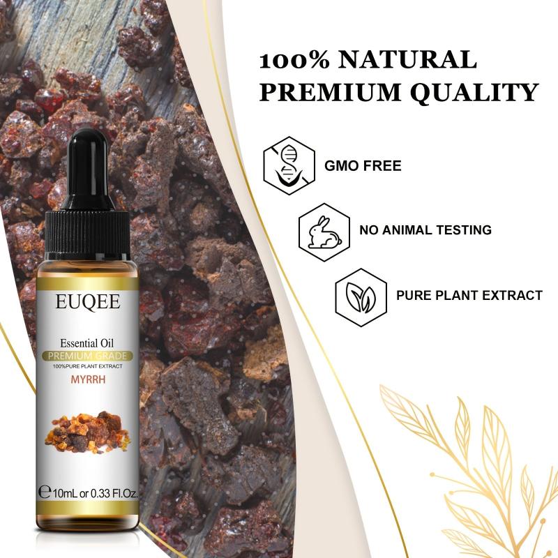 100% Natural Myrrh Essential Oil 10ml - Aromatherapy, Massage, Bath