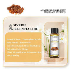 100% Natural Myrrh Essential Oil 10ml - Aromatherapy, Massage, Bath
