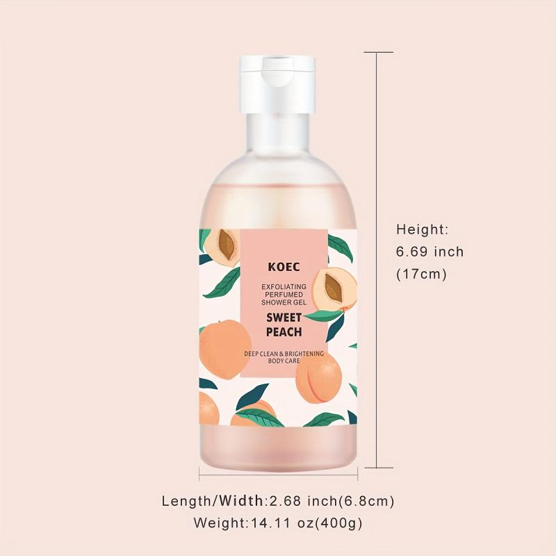Peach Cleaning Fragrance Shower Gel 400ml