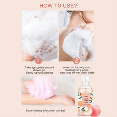 Peach Cleaning Fragrance Shower Gel 400ml