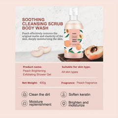 Peach Cleaning Fragrance Shower Gel 400ml