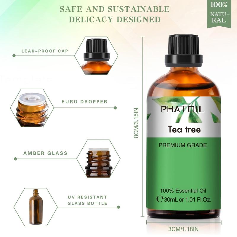 Tea Tree Essential Oil 30ml - 100% Pure Natural Aromatherapy