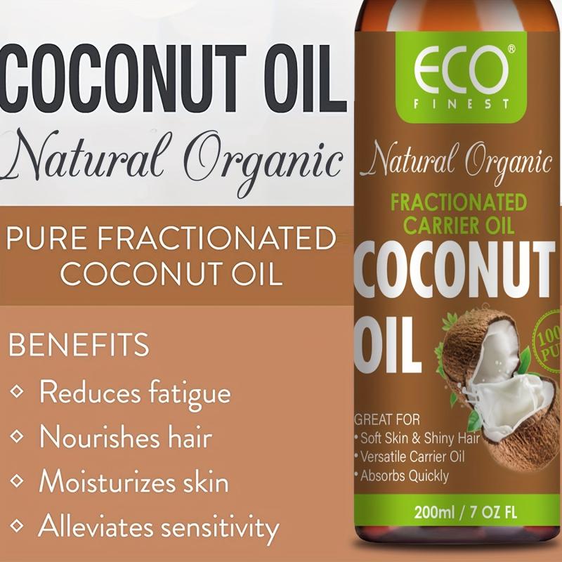 Fractionated Coconut Relaxing Massage Body Hair Moisturizer