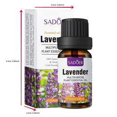 10ml Moisturizing Aromatherapy Massage Oil - Rose, Rosemary, Chamomile, Lavender