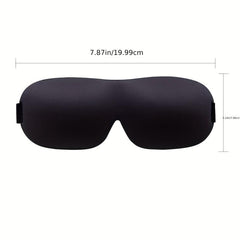 2 PCS 3D Blackout Side Sleeping Eye Mask Men's Women's Night Blindfold