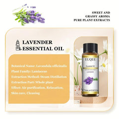 100% Natural Lavender Essential Oil 10ml - Relaxation & Sleep Aid