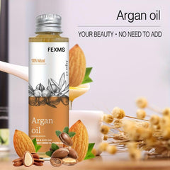 100% Natural Argan Oil for Soft Skin and Hair - 100ml