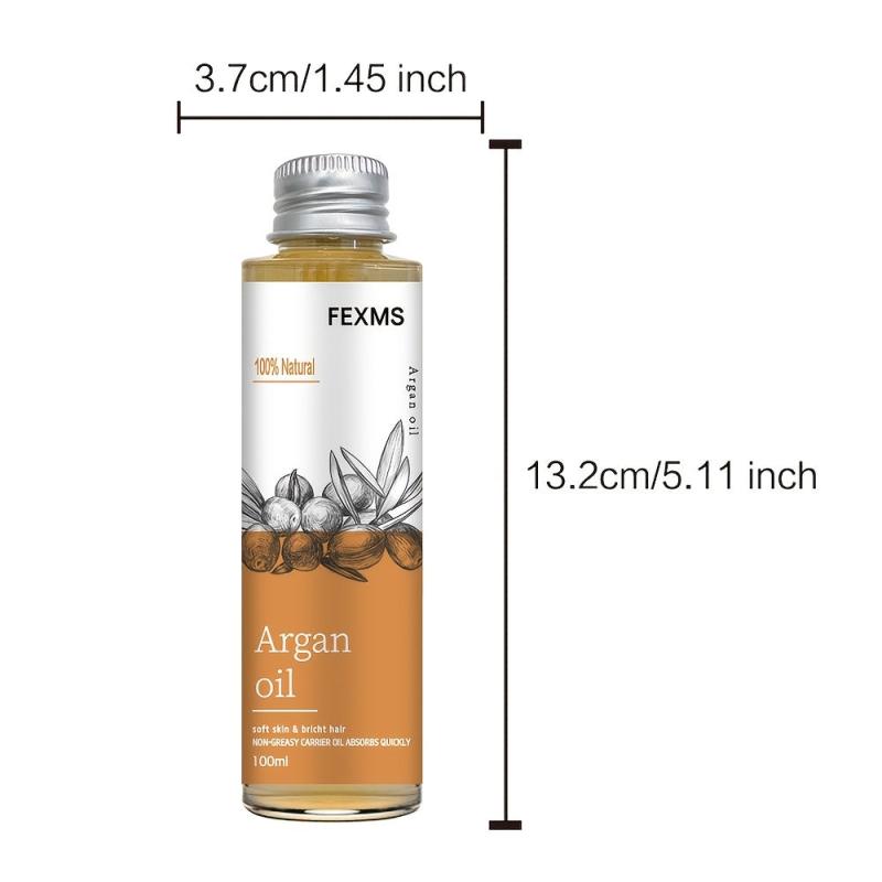 100% Natural Argan Oil for Soft Skin and Hair - 100ml