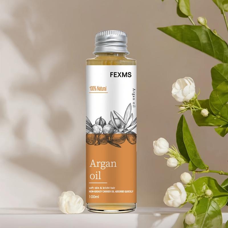 100% Natural Argan Oil for Soft Skin and Hair - 100ml