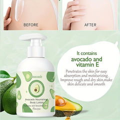 Avocado&VE Body Lotion Moisturizer for Dry Skin