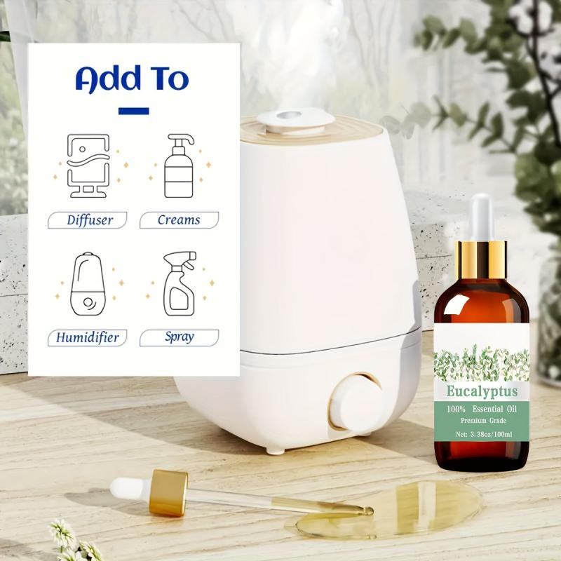 Eucalyptus Essential Oil 100% Pure & Natural - 38oz / 100ml