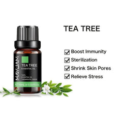 Tea Tree Essential Oil 10ml - 100% Pure Natural Aromatherapy