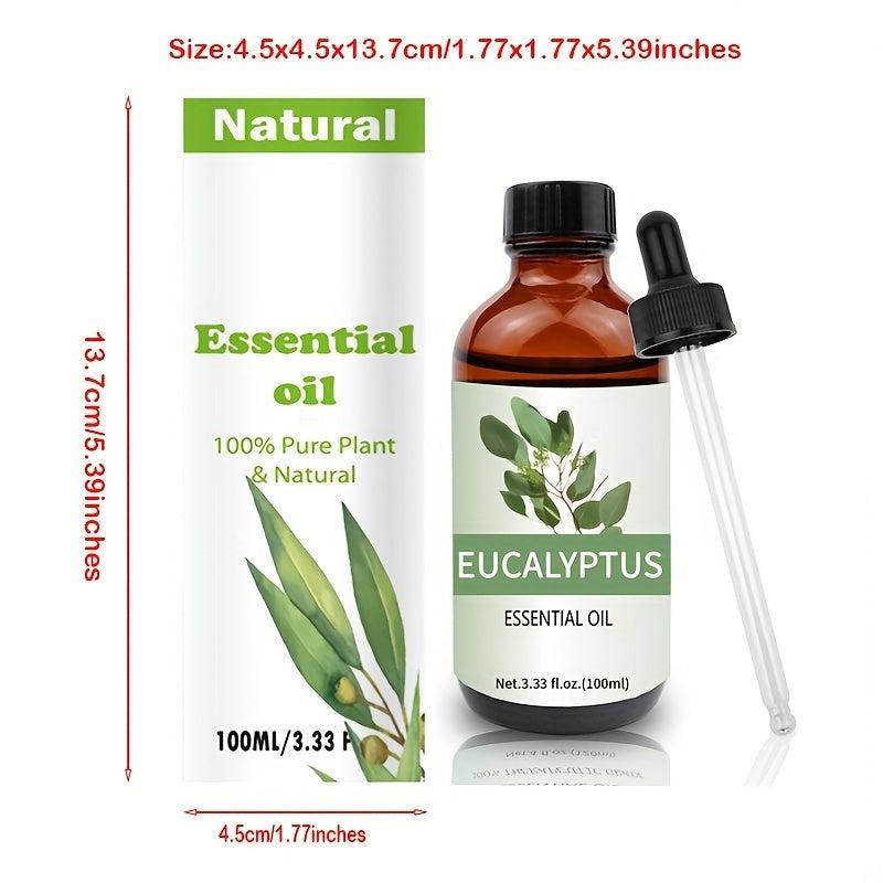 3.33oz Eucalyptus Essential Moisturizing Body Massage Oil