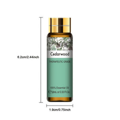 10ml Cedarwood Essential Oil for Aromatherapy Diffusers Humidifiers