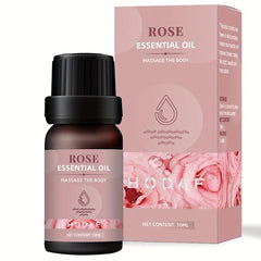 Rose Essential Oil 10ml Aromatherapy Massage Nourishes Skin Soothes Body