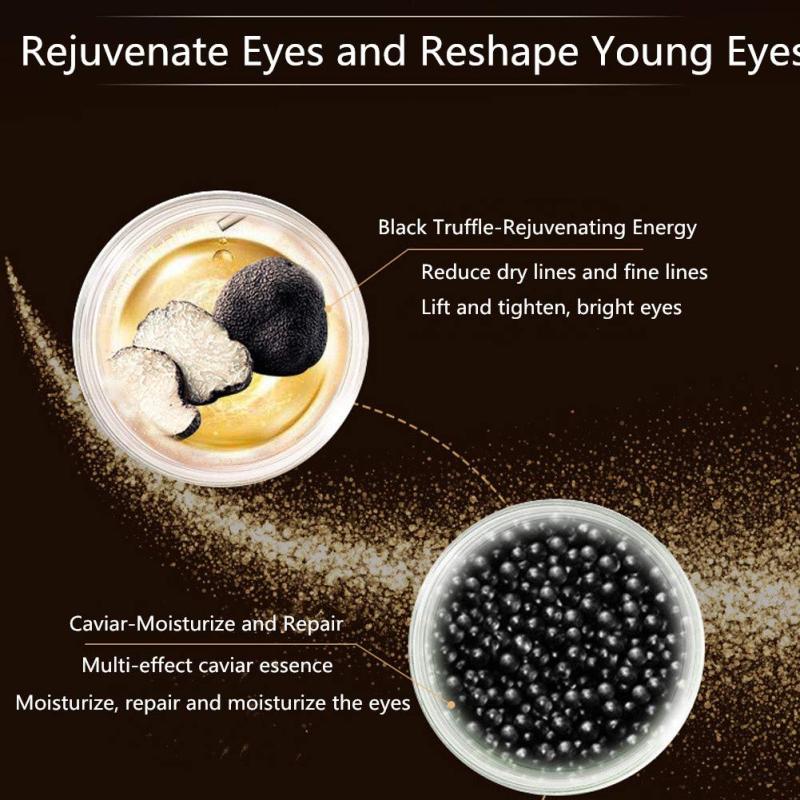 5Pcs Caviar Crystal Eye Mask Collagen Firming Smoothing Fade Fine Lines Wrinkles