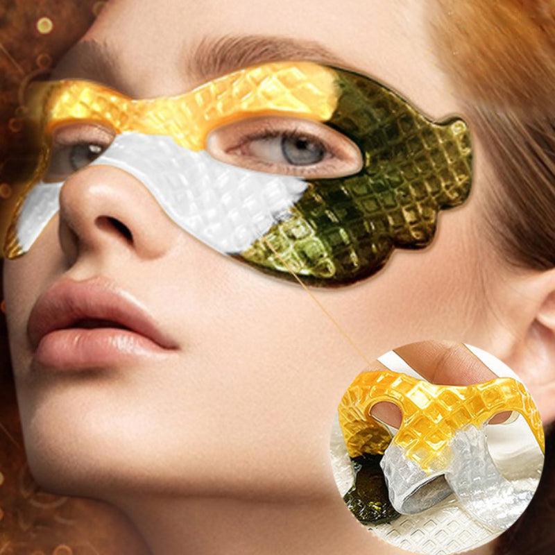 5Pcs Caviar Crystal Eye Mask Collagen Firming Smoothing Fade Fine Lines Wrinkles