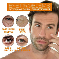 2pcs Men's Eye Roller Reduces Fine Lines Puffiness Dark Circles & Bags