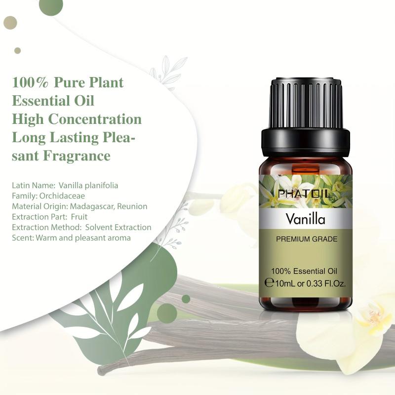 Vanilla Essential Oil 10ml - Aromatherapy Massage Bath Sleep Relaxation