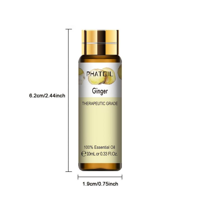 10ml Ginger Essential Oil - Aromatherapy, Skin Care, Massage