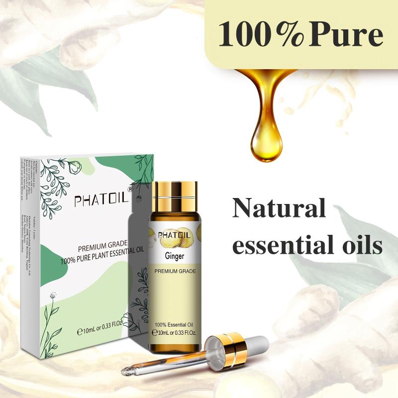 10ml Ginger Essential Oil - Aromatherapy, Skin Care, Massage