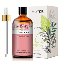 100ml Geranium Essential Oil for Diffusers Humidifier Aromatherapy Massage Bath