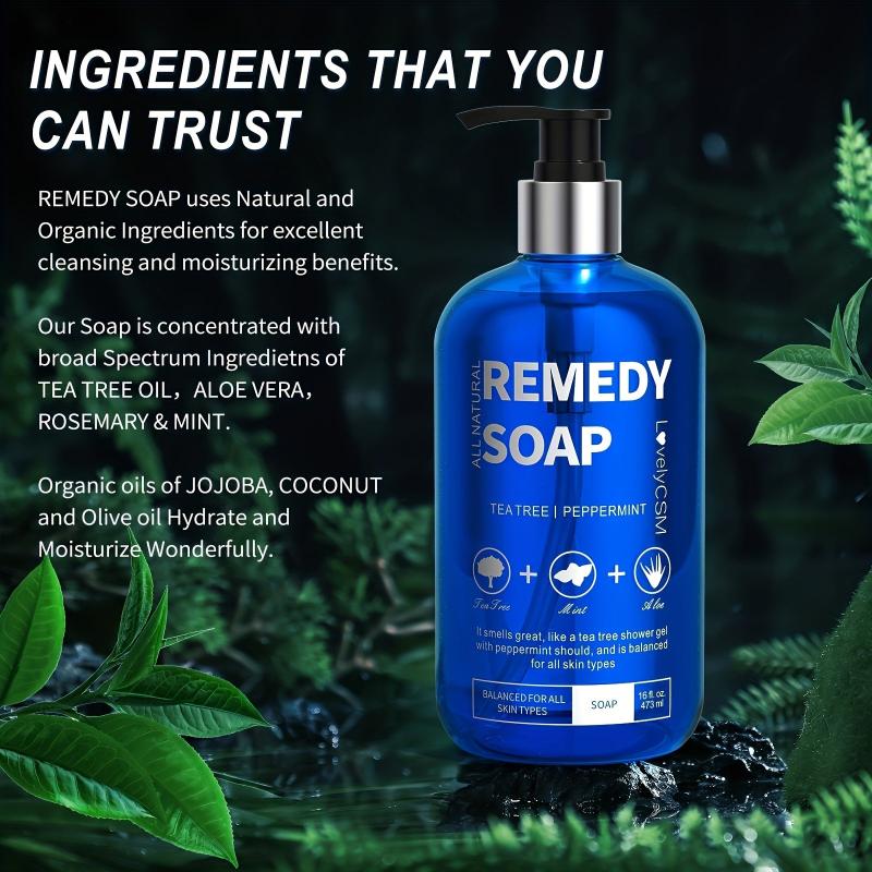 Tea Tree Essential Body Wash with Aloe Vera - 16 oz