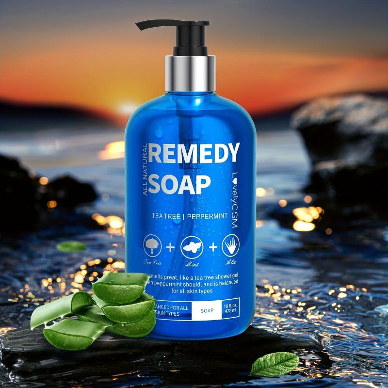 Tea Tree Essential Body Wash with Aloe Vera - 16 oz