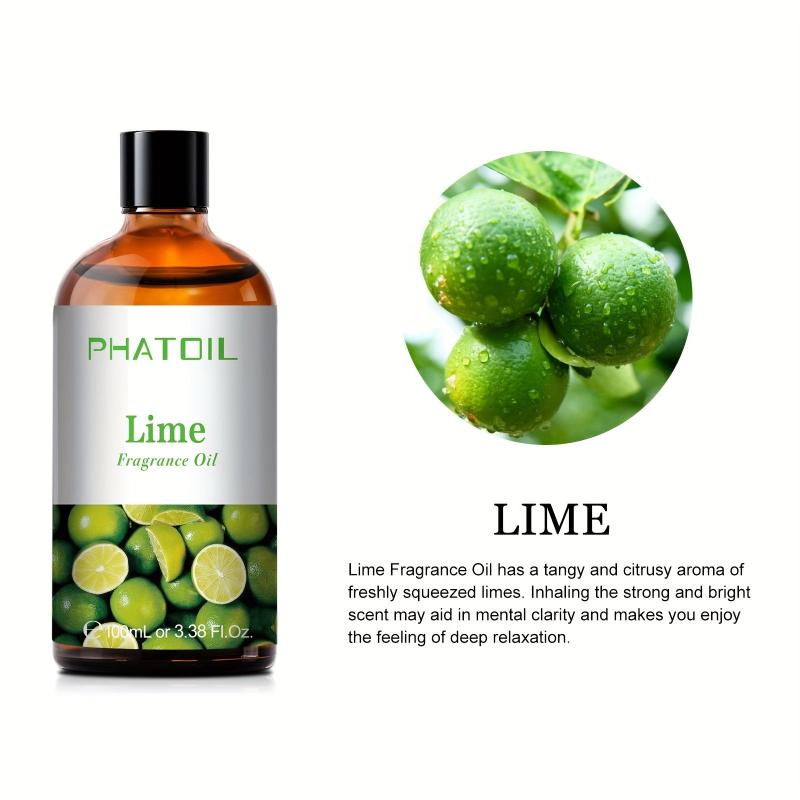 100ml Lime Fragrance Essential Oil for Diffusers & Humidifiers