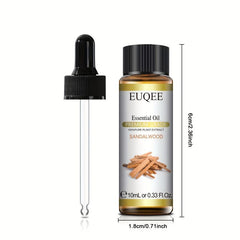 100% Natural Sandalwood Essential Oil 10ml - Aromatherapy for Diffusers, Massage