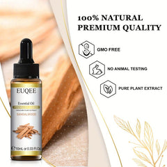 100% Natural Sandalwood Essential Oil 10ml - Aromatherapy for Diffusers, Massage