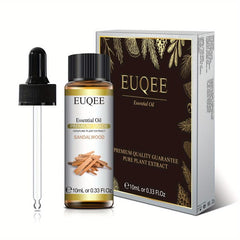 100% Natural Sandalwood Essential Oil 10ml - Aromatherapy for Diffusers, Massage