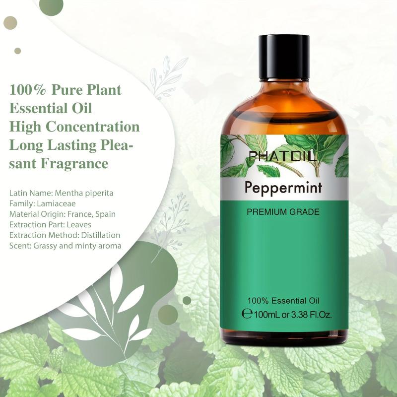 Peppermint Essential Oil 100ml - 100% Pure Natural Aromatherapy