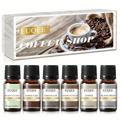 6pcs 10ml Essential Oil Set for Diffusers Humidifier Aromatherapy Massage Bath