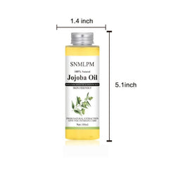 Organic Jojoba Essential 100% Pure & Natural Jojoba Moisturizer for Face & Body