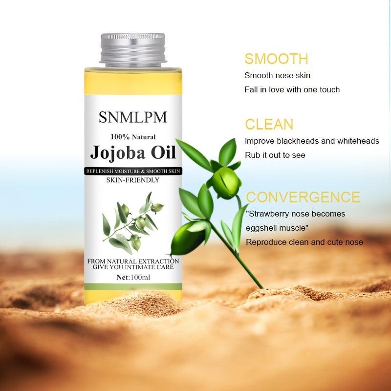 Organic Jojoba Essential 100% Pure & Natural Jojoba Moisturizer for Face & Body