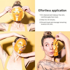 6PCS Golden Collagen Facial Mask & Eye Mask Set