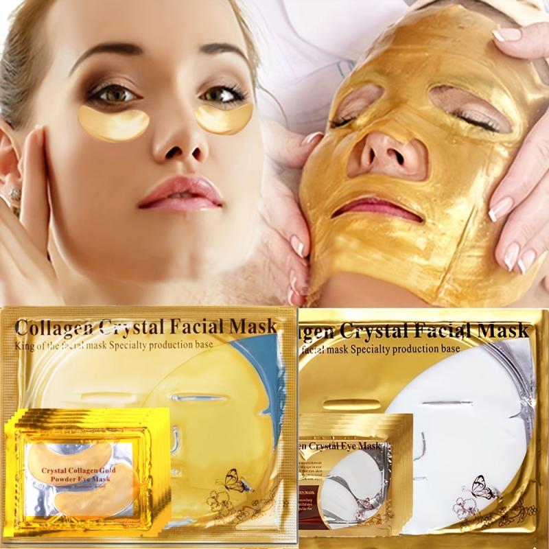 6PCS Golden Collagen Facial Mask & Eye Mask Set