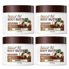 2pcs 200g Coconut Butter Body Cream Long-lasting Fragrance