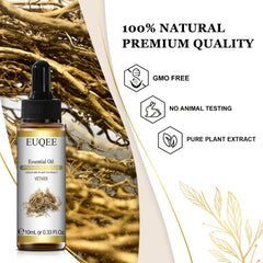 100% Pure Vetiver Essential Oil 10ml
