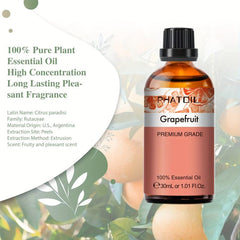 30ml Grapefruit Essential Oil for Aromatherapy Diffusers Humidifiers Skin Care