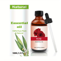 Natural Rose Essential Moisturizing Body Massage Oil 3.33oz