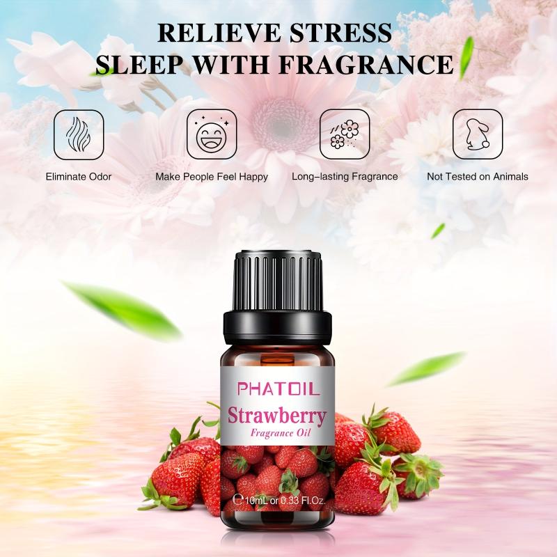 10ml Strawberry Fruit Essential Oil for Diffusers Humidifier Aromatherapy