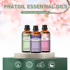3pcs 30ml Essential Oil Set for Diffusers Aromatherapy Massage Bath