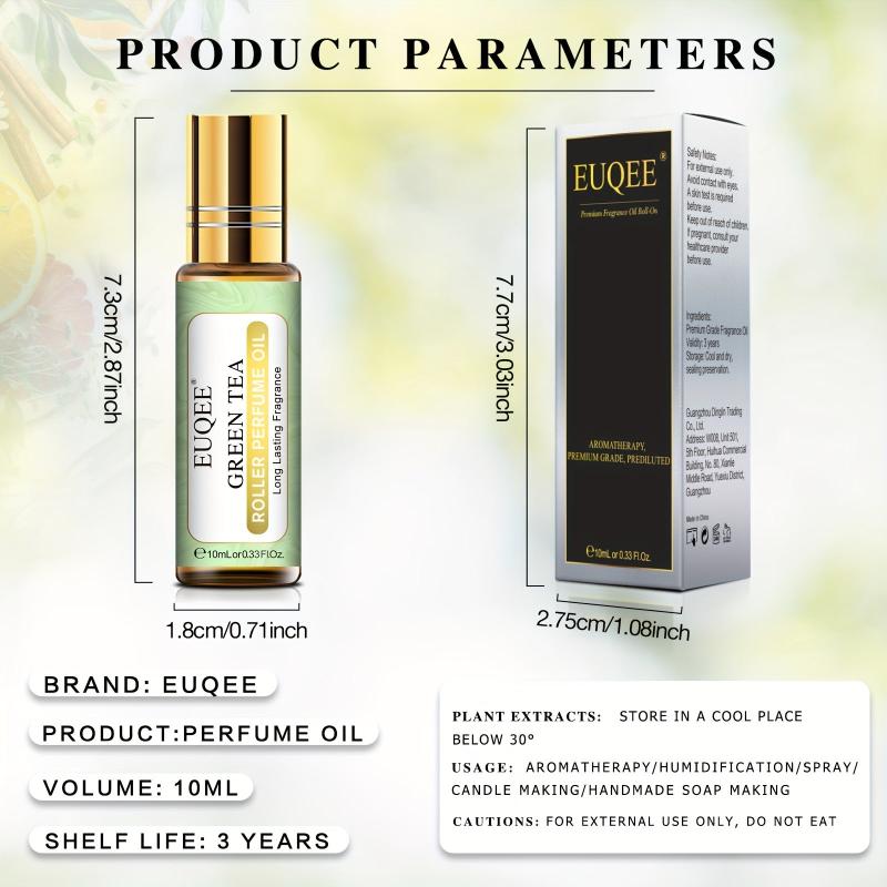 10ml Green Tea Essential Perfume For Diffusers & Humidifiers