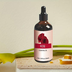 100ml Rose Aromatherapy Essential Oil with Glass Dropper