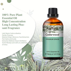 30ml Cedarwood Essential Oil for Aromatherapy Diffusers