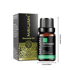 Peppermint Essential Oil 10ml - 100% Pure Natural Aromatherapy for Diffusers
