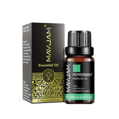 Peppermint Essential Oil 10ml - 100% Pure Natural Aromatherapy for Diffusers