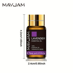 35pcs 5ml Essential Oil Gift Set for Diffusers Massage DIY Soap Candle Making